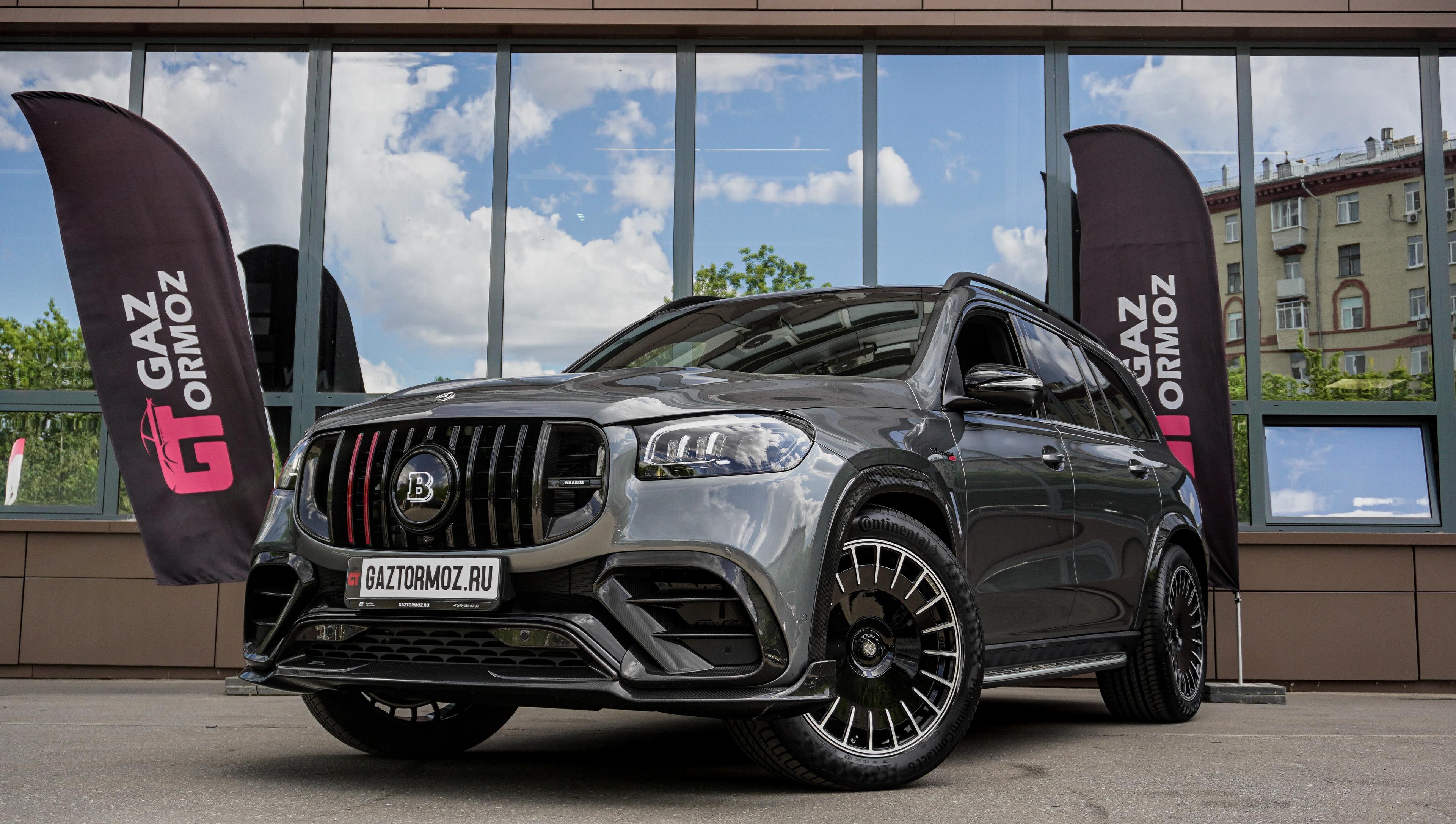 Brabus 500 на базе GLS 450 — премиальный серый стиль