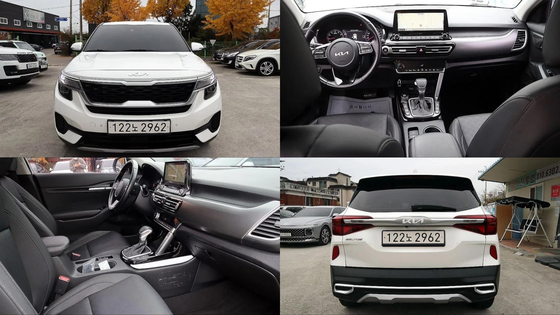 Kia Seltos Gasoline 1.6 Turbo 2WD Prestige, 2022 г. 94116 км.