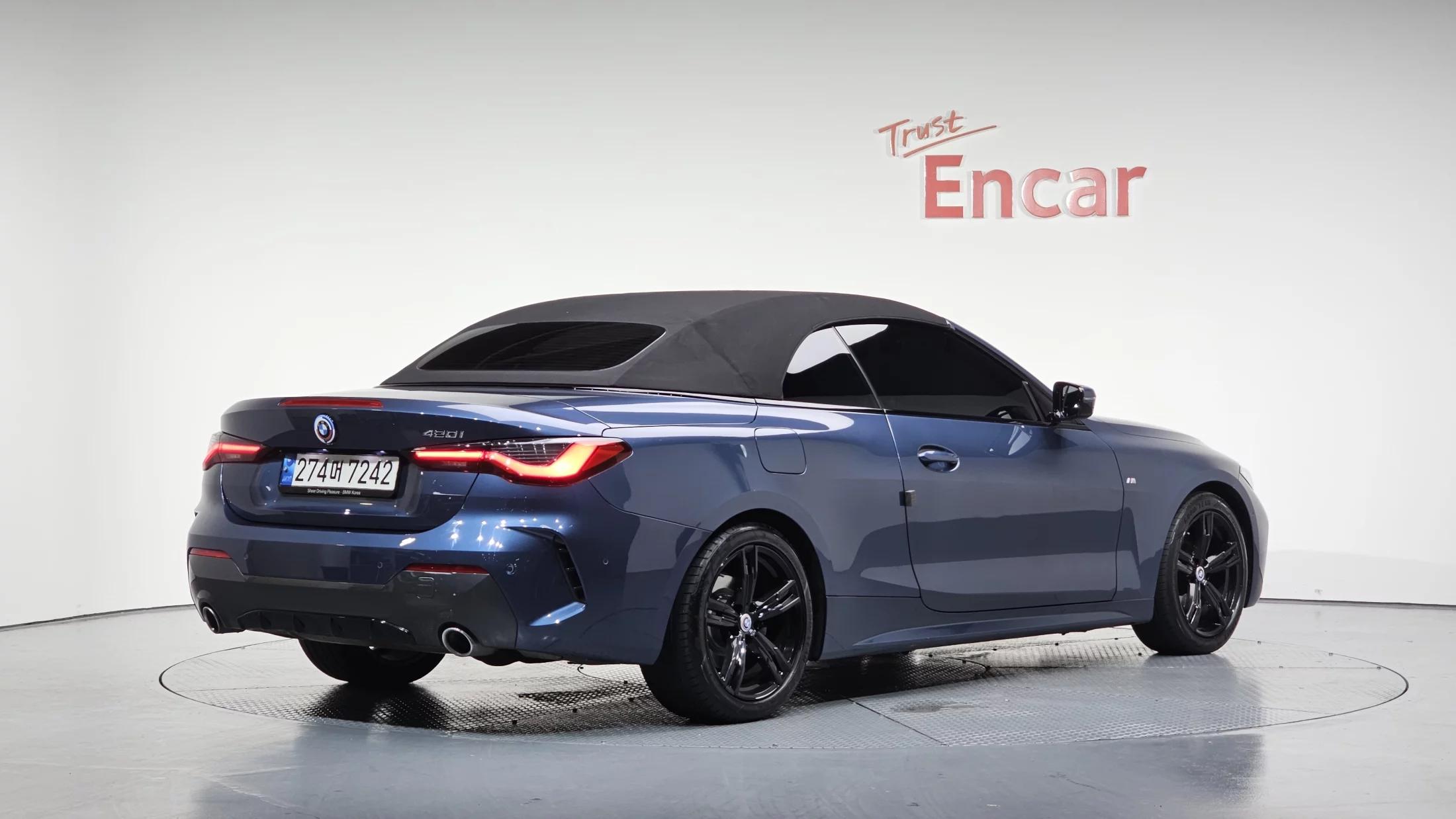 BMW 4-Series 420i M Sport Convertible, 2022 г. 40758 км.
